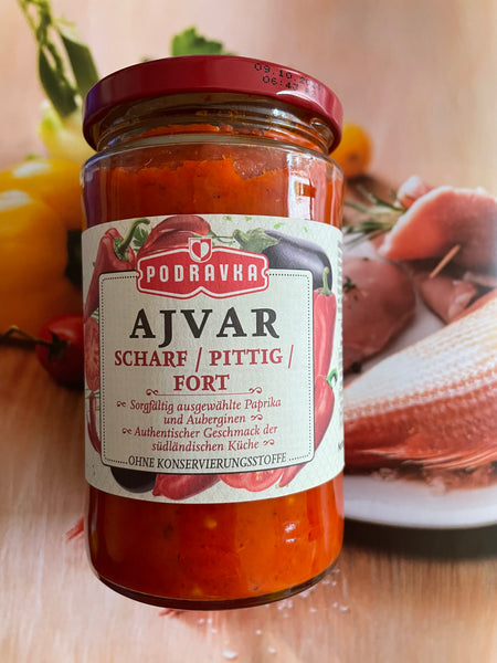 AJVAR SCHARF GEMÜSEMISCHUNG PASTEURISIERT (Podravka) – www.balkanfoods.shop
